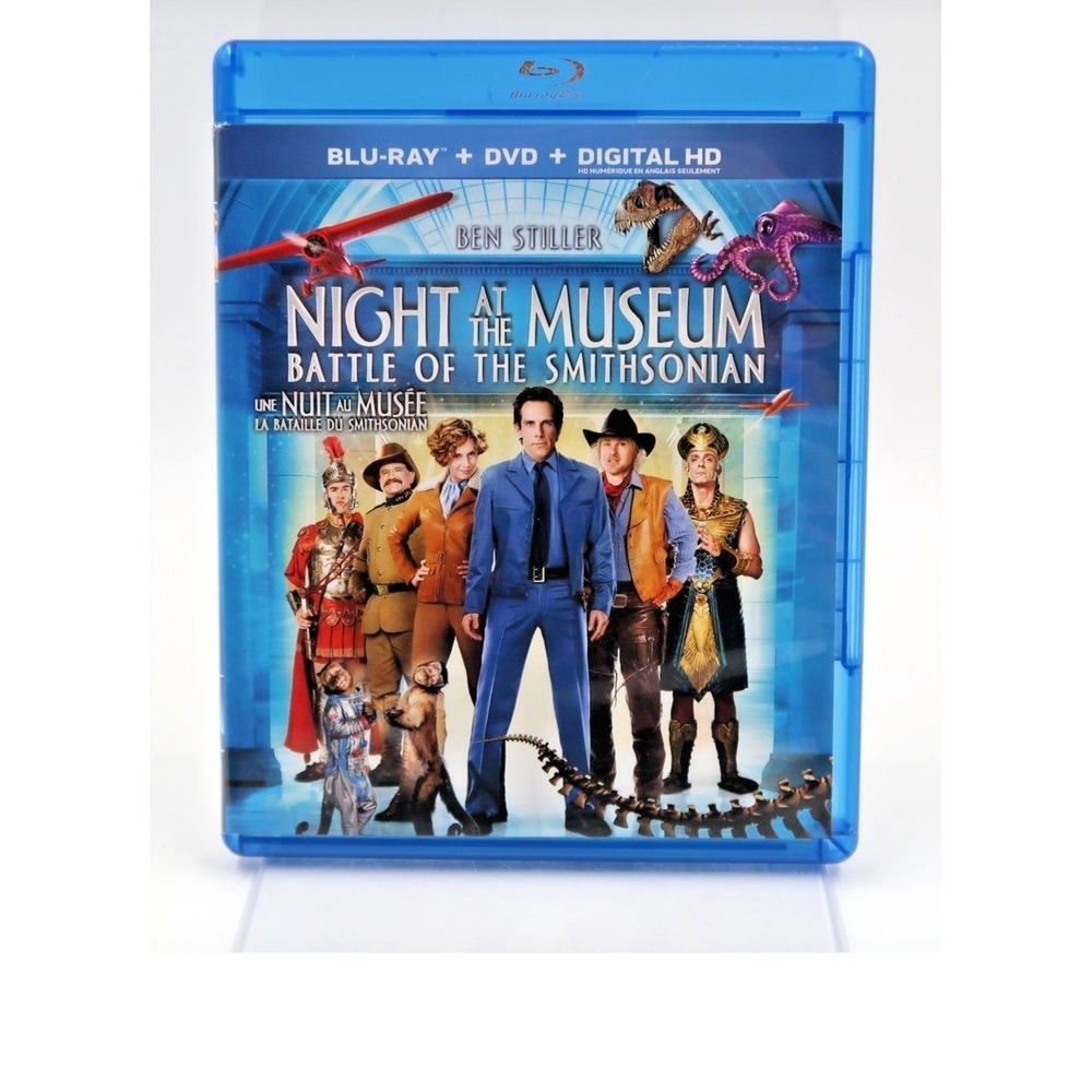 Night at the Museum Battle of the Smithsonian Blu-ray DVD 2-Disc Set Ben Stiller